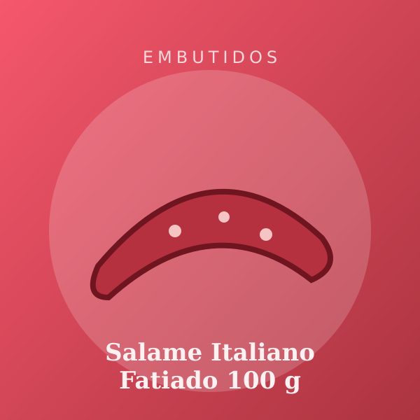 Salame Italiano Fatiado 100 g