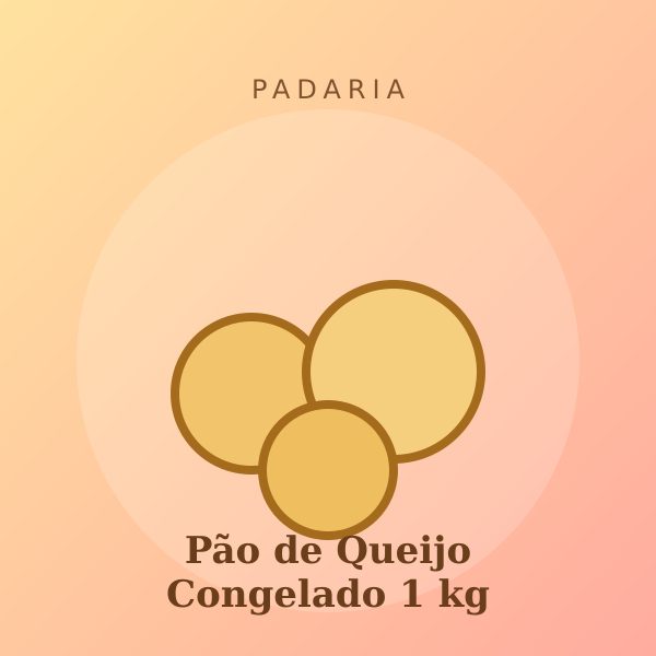 Pão de Queijo Congelado 1 kg