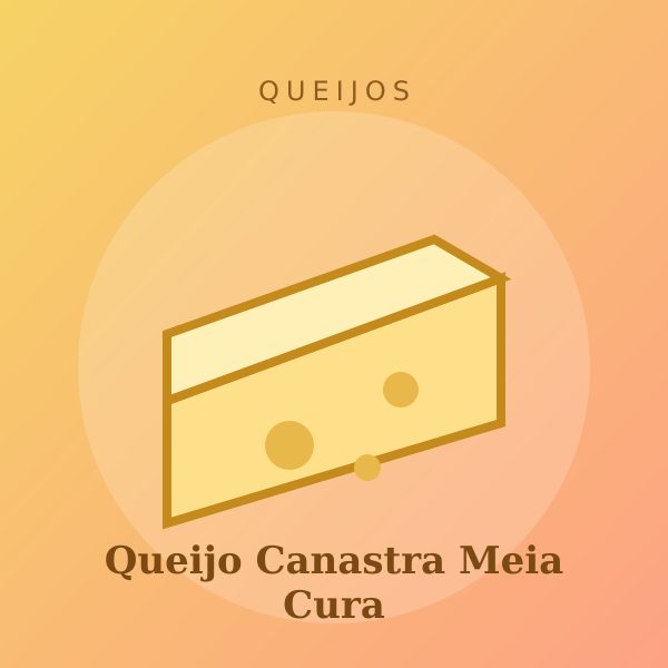 Queijo Canastra Meia Cura